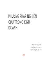 Phương pháp nghiên cứu trong kinh doanh