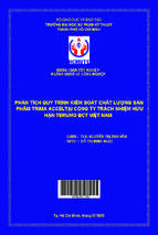 Phân tích quy trình kiểm soát chất lượng sản phẩm trima accel tại công ty trách nhiệm hữu hạn terumo bct việt nam