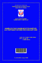 Nghiên cứu thực nghiệm hệ số tỏa nhiệt đối lưu thiết bị bay hơi kênh mini công suất 250w