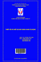 Thiết kế và chế tạo máy đánh nhãn tự động khoa đào tạo chất lượng cao ngành công nghệ kỹ thuật cơ điện tử