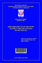 Hoàn thiện kế toán tập hợp chi phí tại công ty tnhh đầu tư du lịch kết nối toàn cầu