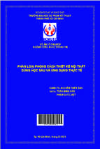 Phân loại phong cách thiết kế nội thất dùng học sâu và ứng dụng thực tế khoa đào tạo chất lượng cao ngành công nghệ thông tin