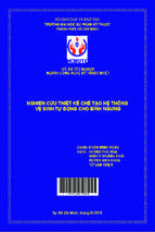 Nghiên cứu thiết kế chế tạo hệ thống vệ sinh tự động cho bình ngưng ngành công nghệ kỹ thuật nhiệt