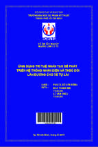 Ứng dụng tri tuệ nhân tạo để phát triển hệ thống nhận diện và theo dõi làn đường cho xe tự lái ngành công nghệ kỹ thuật ô tô