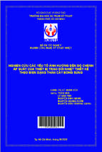 Nghiên cứu các yếu tố ảnh hưởng đến độ chênh áp suất của thiết bị trao đổi nhiệt thiết kế theo biên dạng thân cây bông súng ngành công nghệ kỹ thuật nhiệt