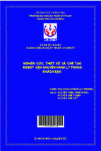 Nghiên cứu, thiết kế và chế tạo robot vận chuyển hành lý trong khách sạn khoa đào tạo chất lượng cao ngành công nghệ kỹ thuật cơ điện tử