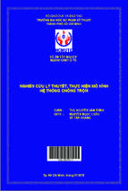 Nghiên cứu lý thuyết, thực hiện mô hình hệ thống chống trộm ngành công nghệ kỹ thuật ô tô