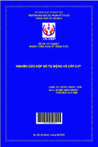 Nghiên cứu hộp số tự động vô cấp cvt ngành công nghệ kỹ thuật ô tô