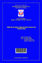 Thiết kế và điều khiển gương tương tác thông minh khoa đào tạo chất lượng cao ngành công nghệ kỹ thuật cơ điện tử