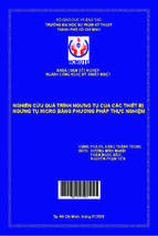Nghiên cứu quá trình ngưng tụ của các thiết bị ngưng tụ micro bằng phương pháp thực nghiệm ngành công nghệ kỹ thuật nhiệt