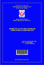 Nghiên cứu và thi công mô hình hệ thống phanh cơ điện trên ôtô ngành công nghệ kỹ thuật ô tô