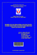 Nghiên cứu sự ảnh hưởng của kích thước và biên dạng thân cây bông súng đến ứng dụng của ống đa diện ngành công nghệ kỹ thuật nhiệt