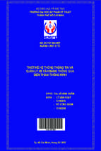 Thiết kế hệ thống thông tin và quản lý xe cân bằng thông qua điện thoại thông minh