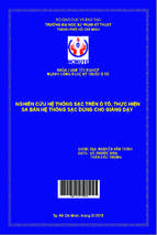 Nghiên cứu hệ thống sạc trên ô tô, thực hiện sa bàn hệ thống sạc dùng cho giảng dạy ngành công nghệ kỹ thuật ô tô