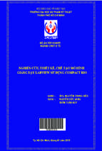 Nghiên cứu, thiết kế, chế tạo mô hình giảng dạy labview sử dụng compact rio ngành công nghệ kỹ thuật ô tô