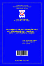 Thực trạng và giải pháp nhằm hoàn thiện quy trình sản xuất giày tại nhà máy 1   công ty cổ phần đầu tư thái bình