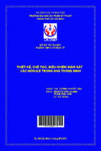 Thiết kế, chế tạo, điều khiển giám sát các module trong nhà thông minh ngành công nghệ kỹ thuật cơ điện tử