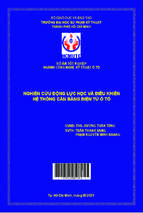 Nghiên cứu động lực học và điều khiển hệ thống cân bằng điện tử ô tô ngành công nghệ kỹ thuật ô tô