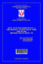 Mô phỏng và thực nghiệm tối ưu hóa theo nhiệt độ của thiết bị trao đổi nhiệt theo biên dạng của thân cây bông súng ngành công nghệ kỹ thuật nhiệt