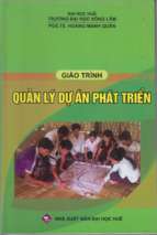 Giáo trình quản lý dự án phát triển