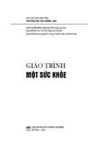 Giáo trình một sức khỏe