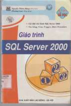 Giáo trình sql server 2000