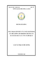 Thực trạng kiến thức về an toàn người bệnh của điều dưỡng, hộ sinh bệnh viện phụ sản hà nội năm 2021 và các yếu tố liên quan