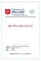 Tiểu luận lý thuyết đại cương quan hệ công chung the coffee house