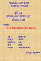 Skkn một số biện pháp hướng dẫn phân loại từ theo cấu tạo cho hs lớp 4