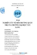 Nghiên cứu về môi trường quản trị của trường đại học văn lang 2 45