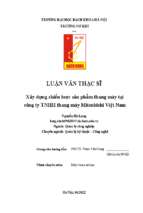 Xây dựng chiến lược sản phẩm thang máy tại công ty tnhh thang máy mitsubishi việt nam