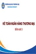 Kế toán ngân hàng thương mại