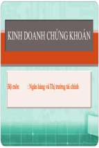 Kính doanh chứng khoán