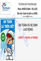 An toàn và vệ sinh lao động