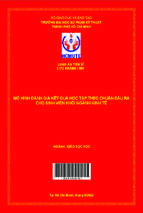 Mô hình đánh giá kết quả học tập theo chuẩn đầu ra cho sinh viên khối ngành kinh tế