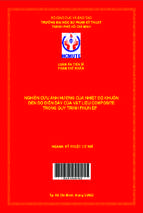 Nghiên cứu ảnh hưởng của nhiệt độ khuôn đến độ điền đầy của vật liệu composite trong quy trình phun ép