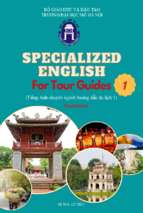 Specialized english for tour guides 
