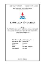 Phân tích và định giá cổ phiếu của các doanh nghiệp kinh doanh bất động sản niêm yết trên thị trường chứng khoán việt nam