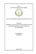 Đánh giá ảnh hưởng của covid 19 đối với sức khỏe và sự sợ hãi của người dân việt nam năm 2020