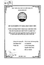 Nâng cao nhận thức pháp luật cho sinh viên chuyên ngành báo chí ở nước ta hiện nay (khảo sát sinh viên chuyên ngành báo chí tại học viện báo chí và tuyên truyền, đại học khoa học xã hội và nhân văn)
