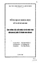 Ảnh hưởng của chủ nghĩa xã hội hiện thực đến quan hệ quốc tế từ năm 1991 đến nay