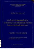 Các giải pháp tài chính nhằm hỗ trợ cho các doanh nghiệp vừa và nhỏ ở thành phố hồ chí minh trong quá trình hội nhập kinh tế quốc tế