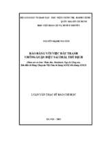 Báo đảng với việc đấu tranh chống luận điệu sai trái, thù địch (khảo sát các báo nhân dân, hà nội mới, tạp chí cộng sản, báo điện tử đảng cộng sản từ tháng 6 đến tháng 62013)