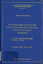 Hoạch định chiến lược phát triển công ty tư vấn kiến trúc và xây dựng thành phố hồ chí minh tới năm 2010 