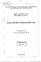 Báo chí phát thanh hiện đại