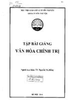 Văn hóa chính trị