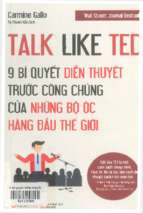 9 bí quyết diễn thuyết trước công chúng của những bộ óc hàng đầu thế giới talk like ted