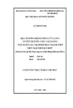 Báo in đồng bằng sông cửu long tuyên truyền cuộc vận động xây dựng giá trị hình mẫu thanh niên việt nam thời kỳ mới (khảo sát báo ấp bắc, báo long an và báo đồng khởi năm 2014)