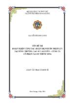 Hoàn thiện công tác quản trị nguồn nhân lực tại nông trường cao su lai uyên   công ty cổ phần cao su phước hòa 