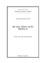 Bề mặt đồng nhất trong r4